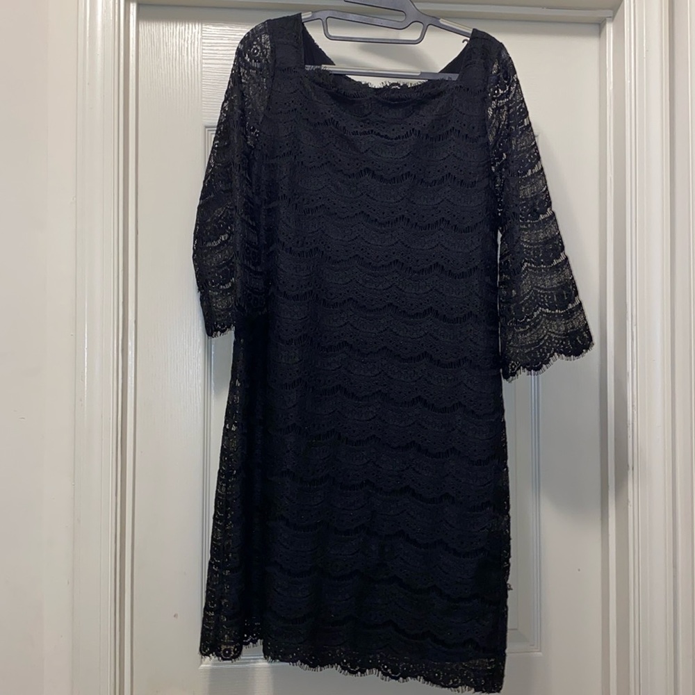 White House Black Market black lace dress